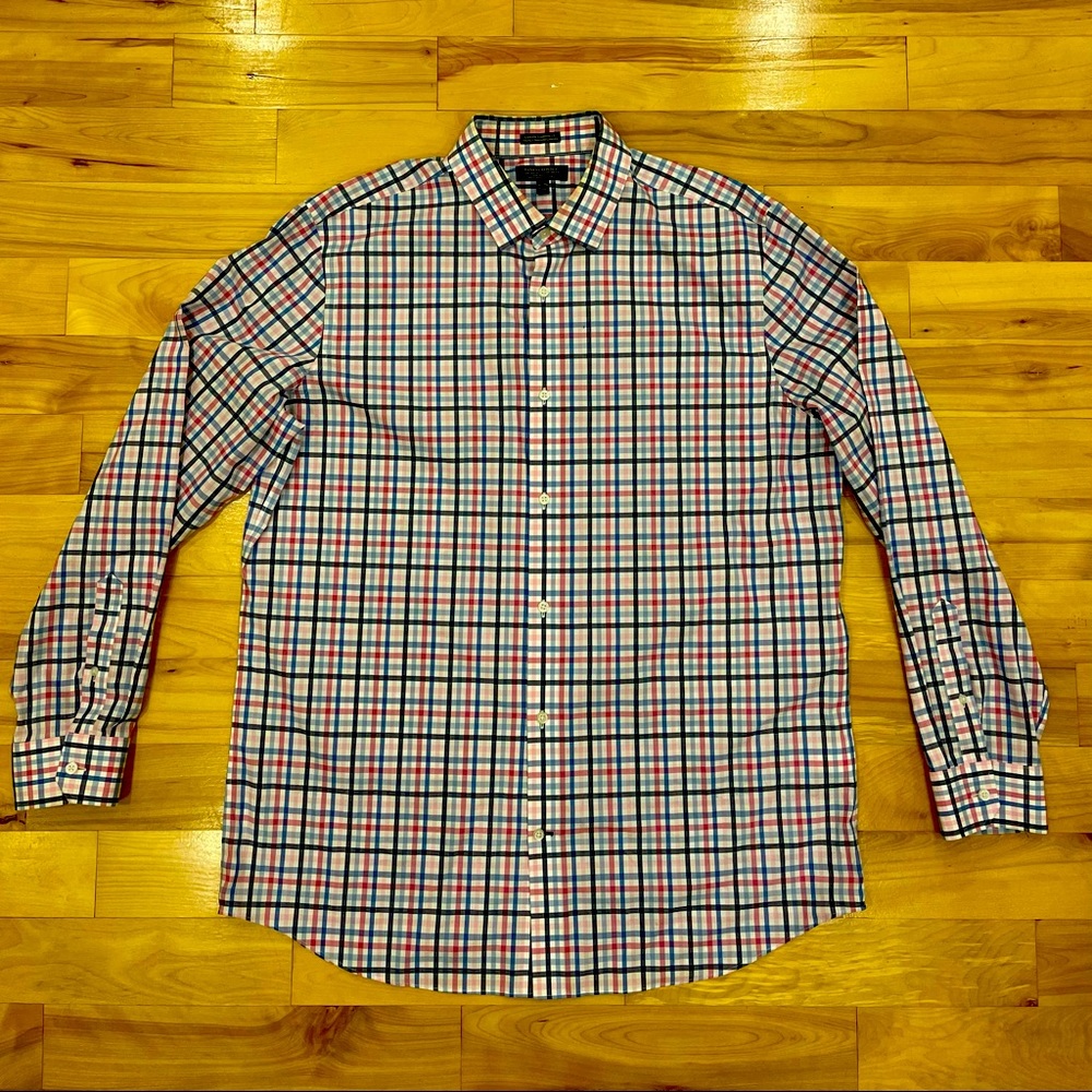 Banana Republic Men’s Check Shirt - XL